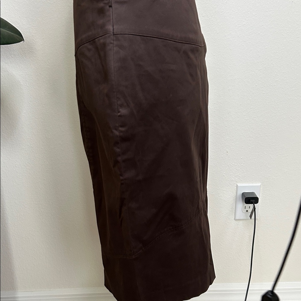 Elegant Brown Women's Skirt - Picture 7 of 11